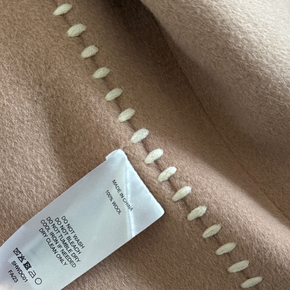 Quince Double Face Merino Wool Scarf Coat - Small - Picture 8 of 8